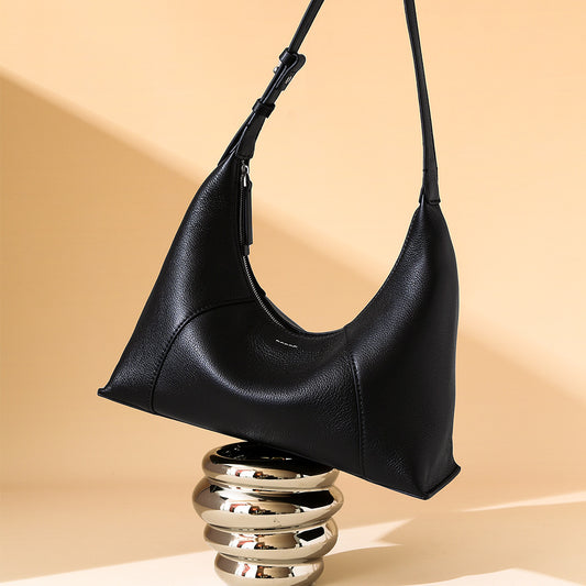 Women's Fashion Genuine Leather High-grade Dumpling Armpit Bags