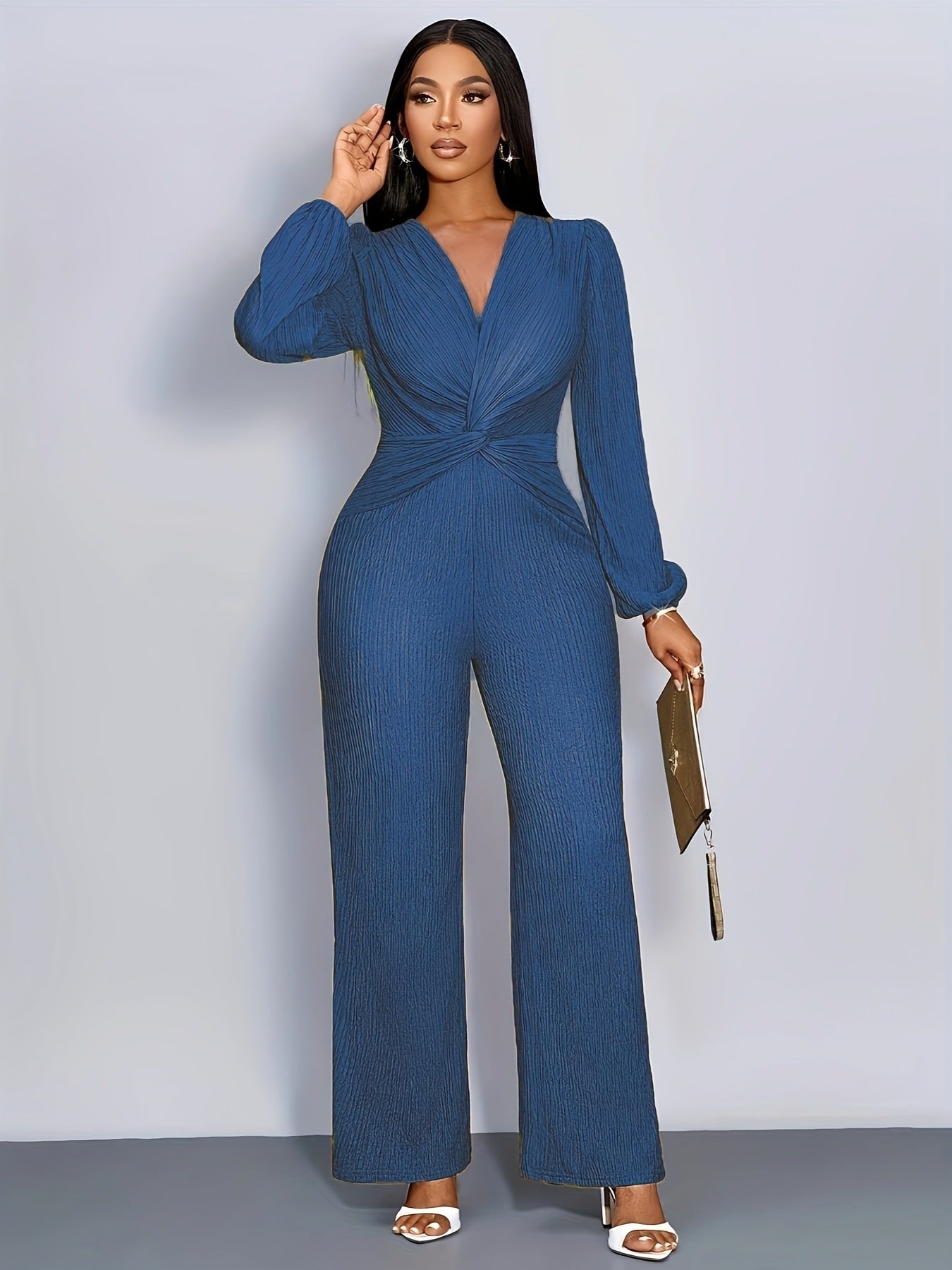Women's Autumn Solid Color Fashion Leisure Women's Jumpsuit/clothing