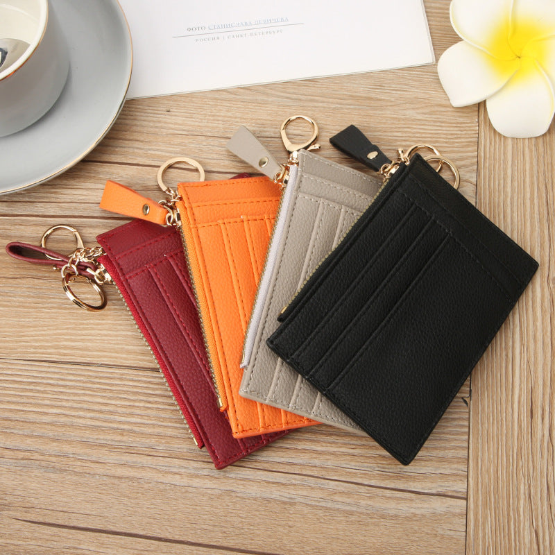 Women's Korean Style Cute Multiple Slots Minimalist Card Holder