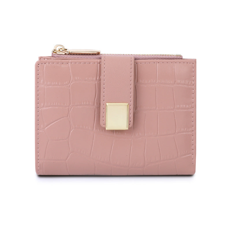 Women's Short Eastern European Crocodile Pattern Advanced Ladies Wallets