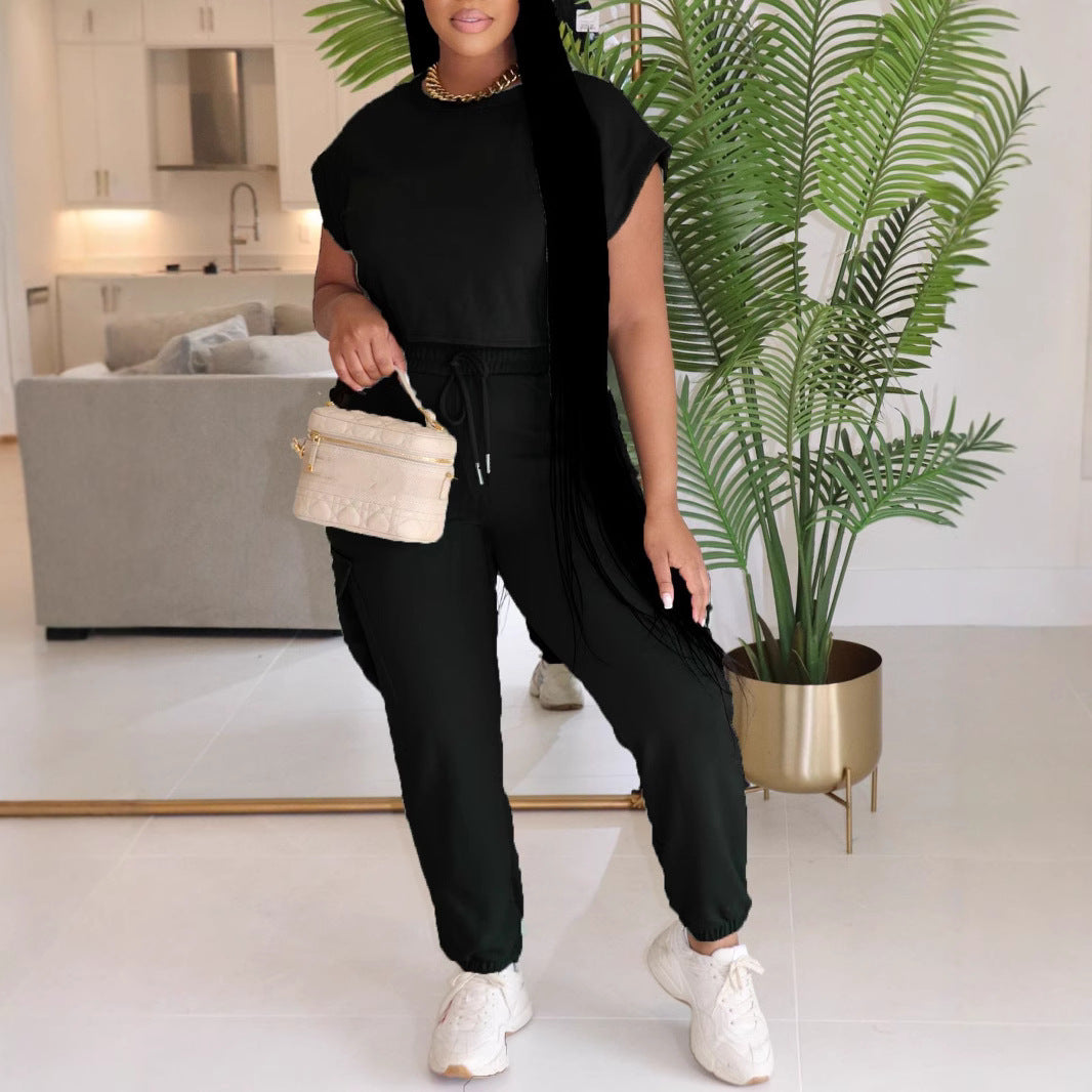 Classic New Women's Solid Color Trousers Suits