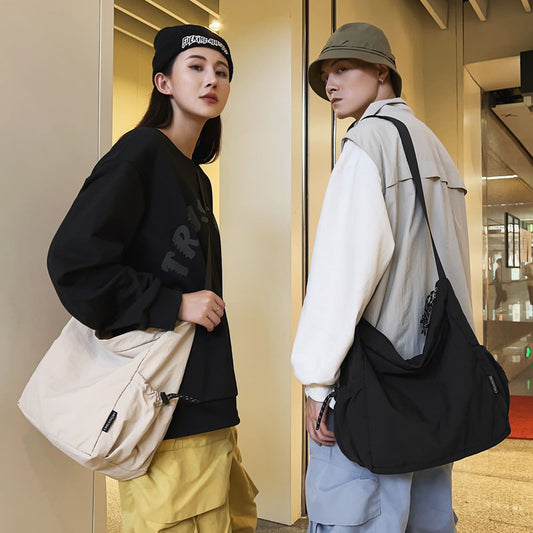 Women's & Men's Capacity Retro Nylon Summer High-grade Fashion Crossbody Bags