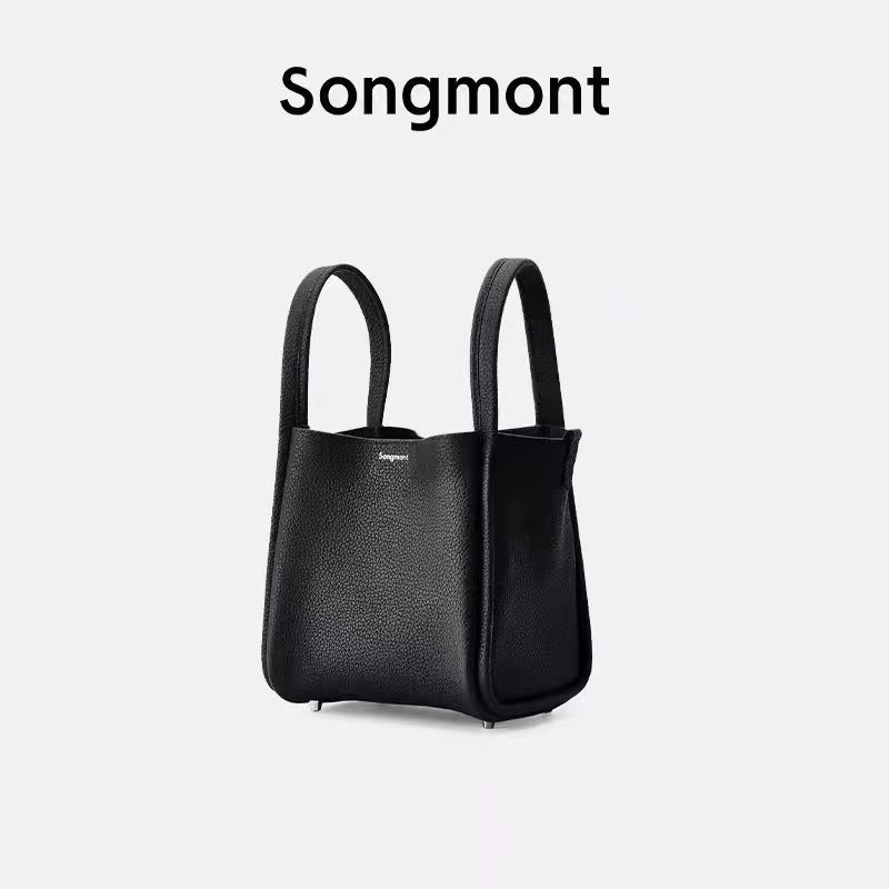 Women's Model First Layer Cowhide Large Capacity Commuter Handbags