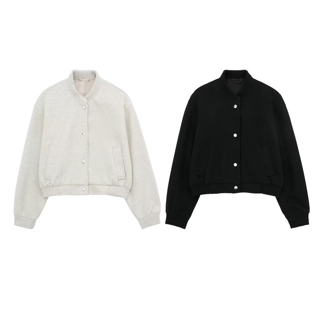Women's Slouchy Attractive Soft Loose Bomber Jackets