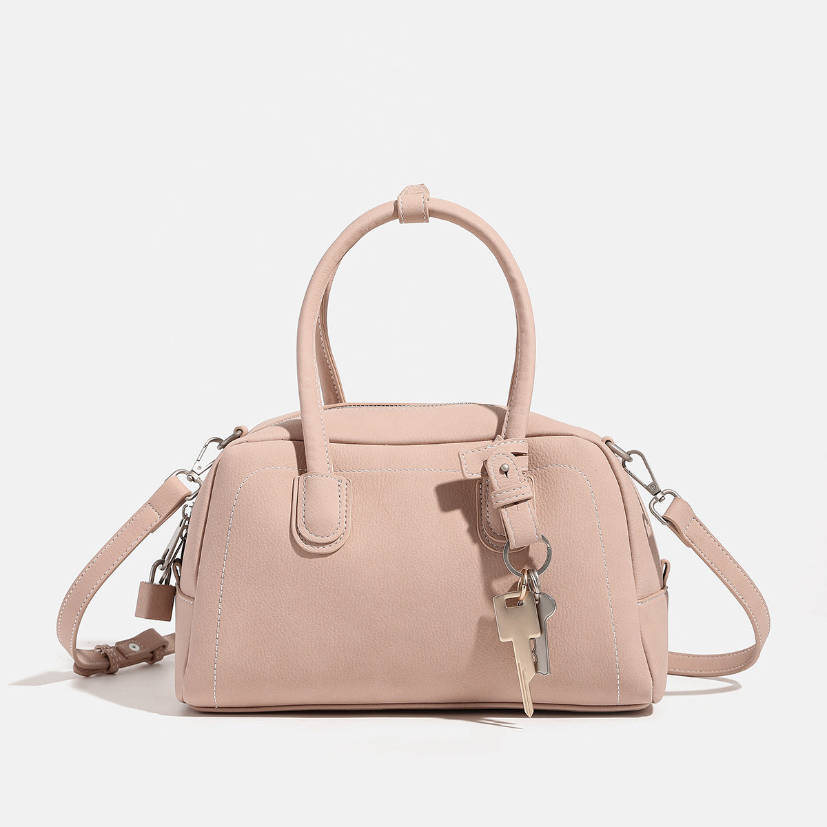 Women's Korean Style Commuter Boston Niche Large Handbags