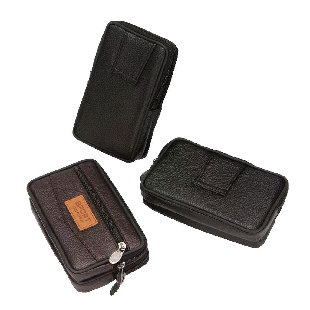 Men's Horizontal Flat Double Layer Change Pannier Bags