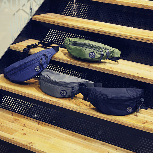 Men's Korean Style Trendy Water-repellent Cloth Cycling Men's Waist Packs