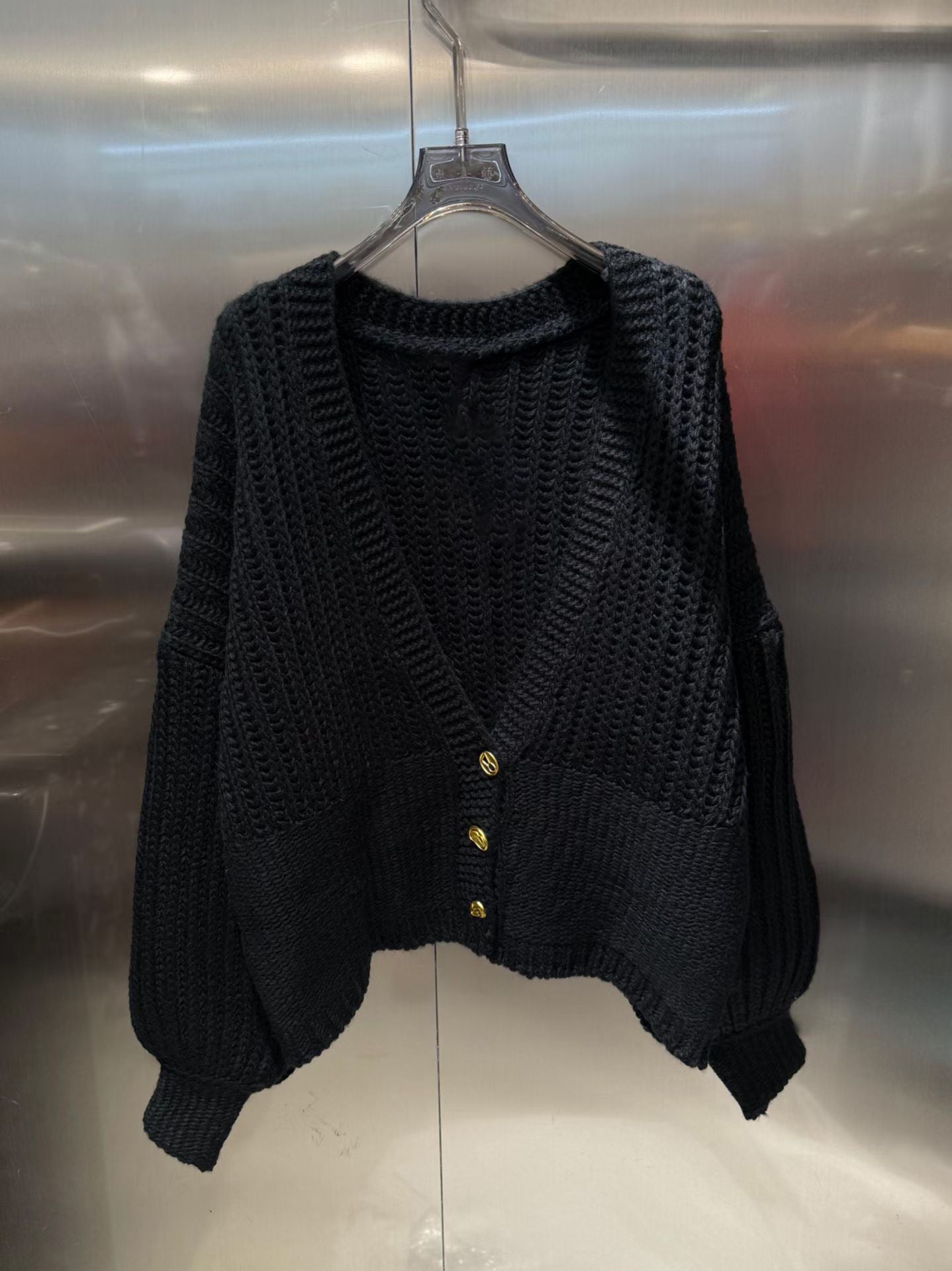 Women's Lantern Sleeve Autumn High-grade Fashion Fitted Cardigans