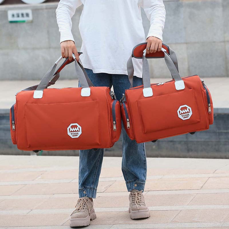 Women's & Men's & Korean Style Large Capacity Hand Hanging Duffel Short Distance Travel Bags