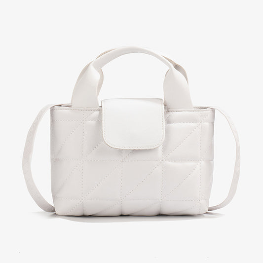 Women's Fashion Plaid Portable Autumn Simple Shoulder Bags