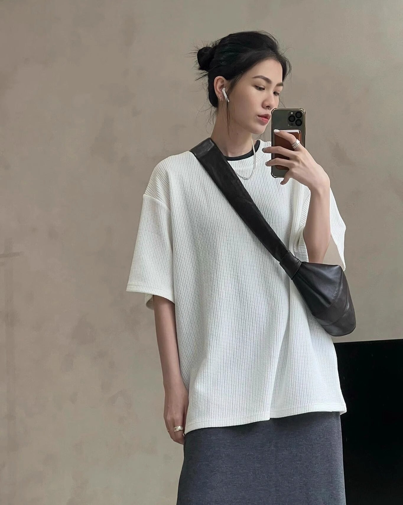 Women's Croissant Sheepskin Niche French Style Dumpling Bags