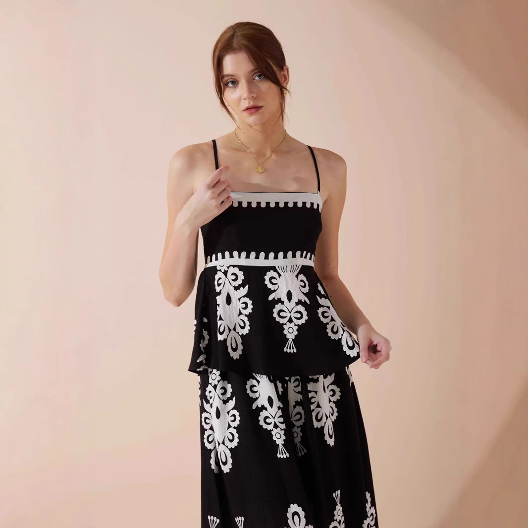 Summer Ethnic Style Temperament Slim Fit Suits