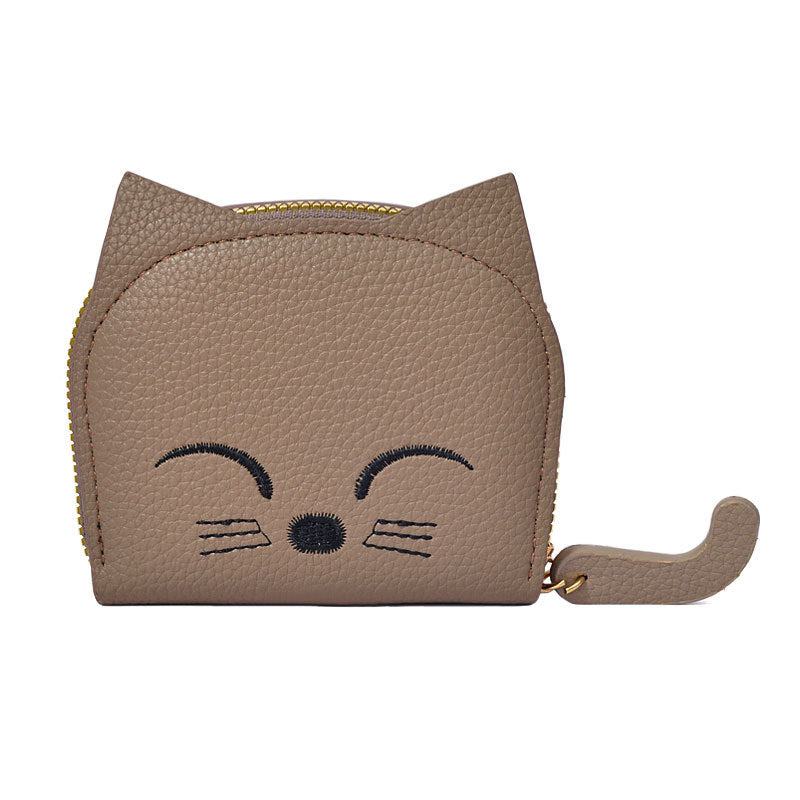 Women's Cat Cute Multiple Slots Advanced Cartoon Ladies Wallets