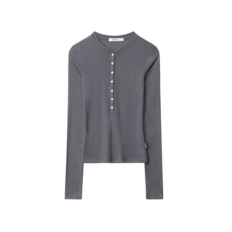 Hot Style Slim Fit Single-breasted Long Blouses