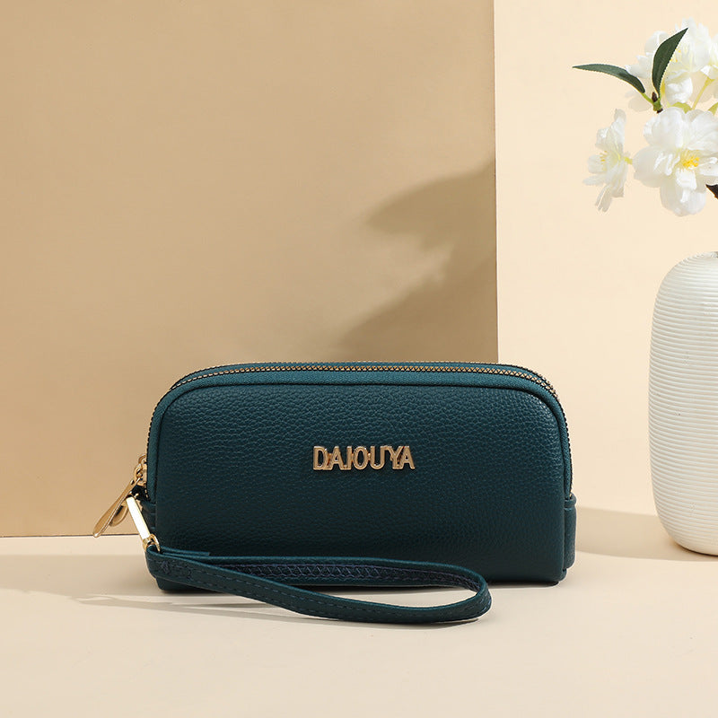 Trendy Korean Style Clutch Lychee Pattern Phone Bags