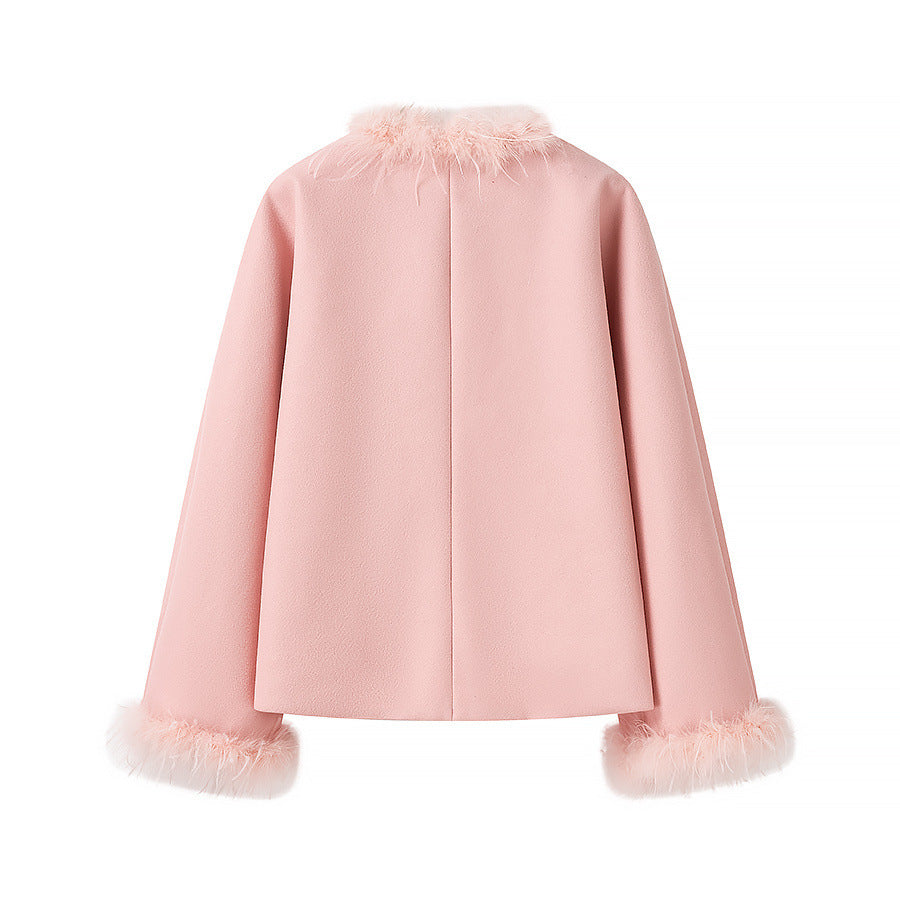 Spring French Style Classic Gold Long Sleeve Coats
