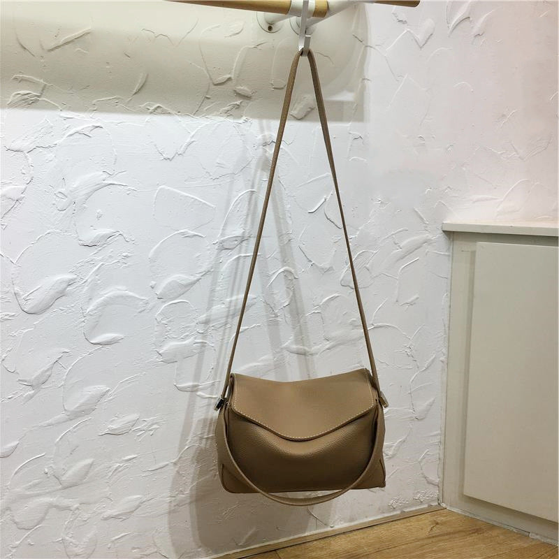 Women's Homemade Niche Retro Flip Pillow Bags