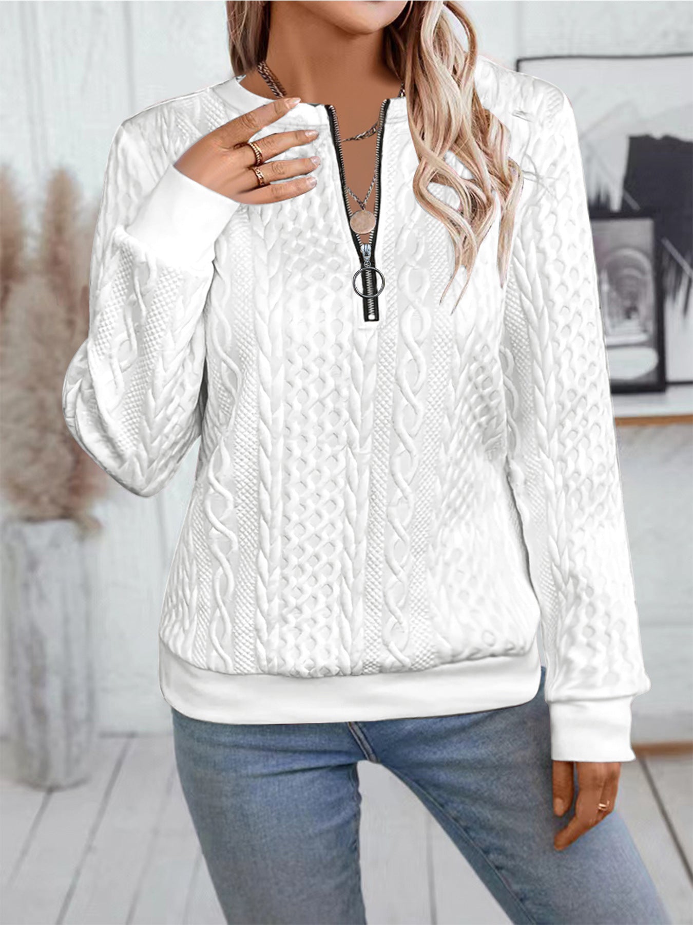 Trendy Durable Casual Neckline Zipper Sleeve Shorts