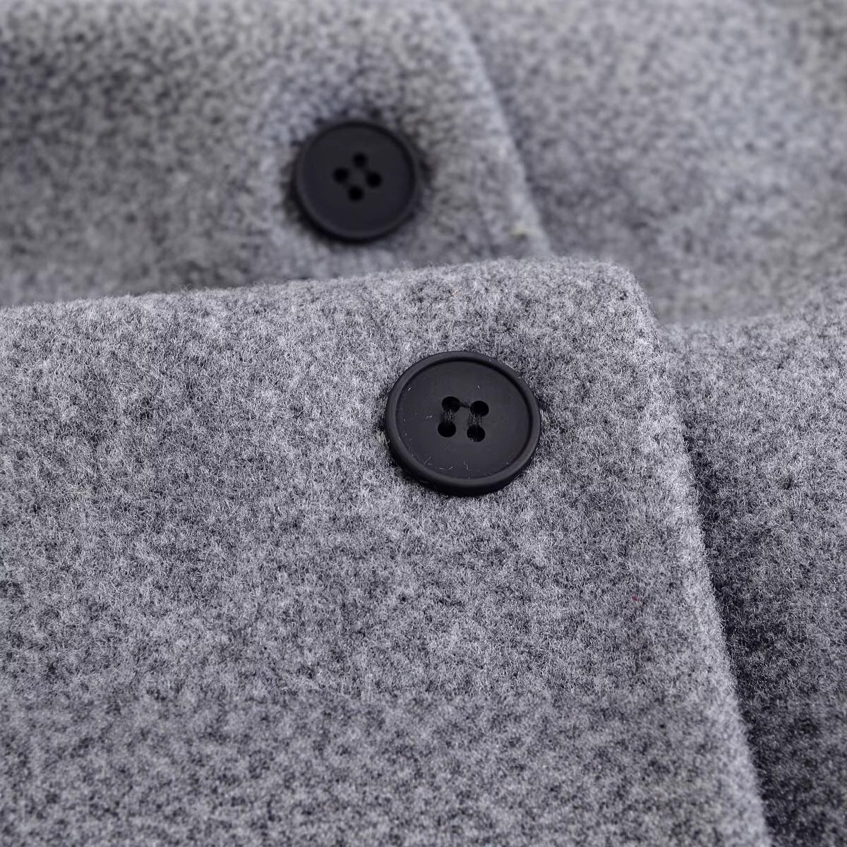 Women's Autumn Two-color Woolen Collar Long For Coats