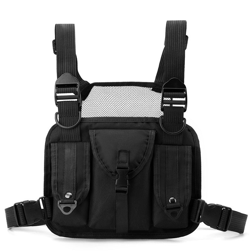 Personalized Work Clothes Vest Tide Simple Men's Chest Bags