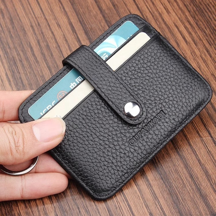 Men's Driving License Leather Compact Sets Card Holder