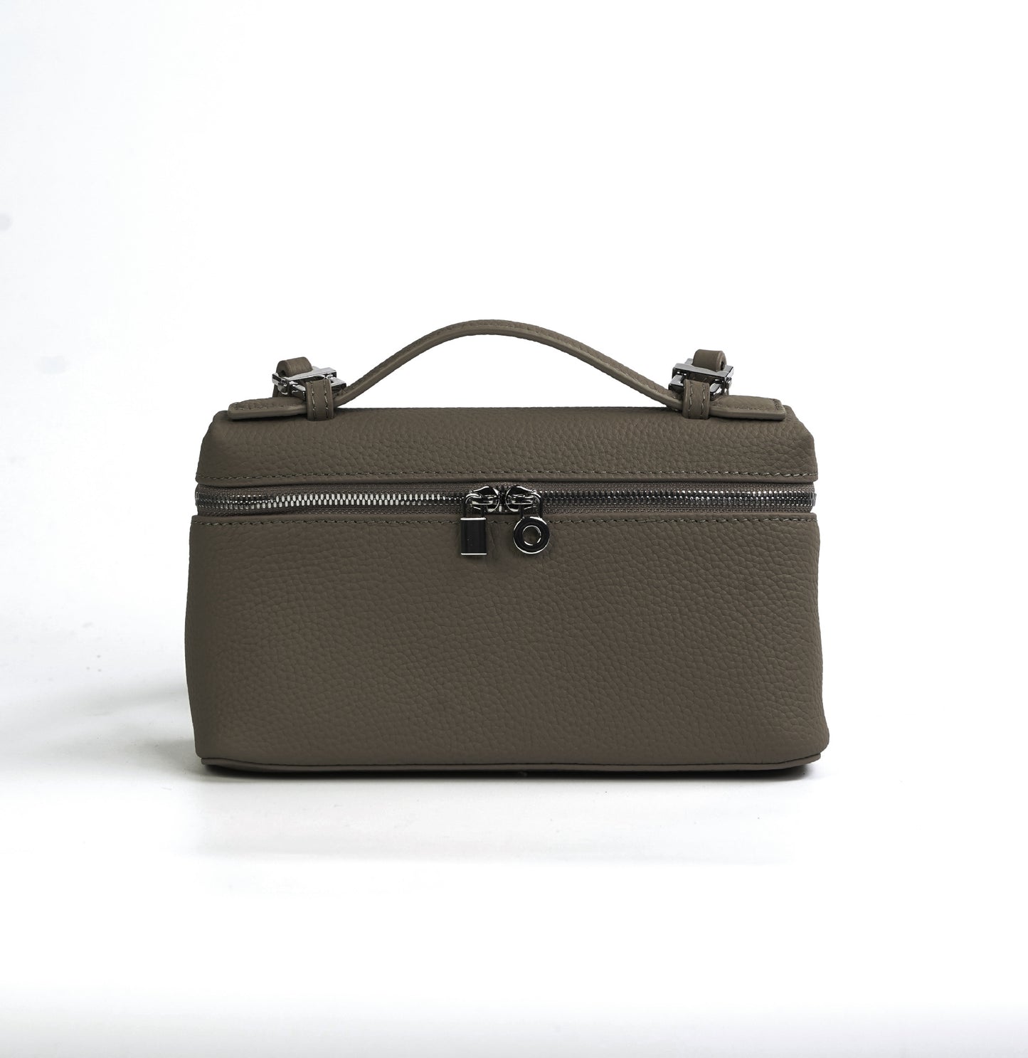 Women's First Layer Cowhide Lunch Box Genuine Handbags