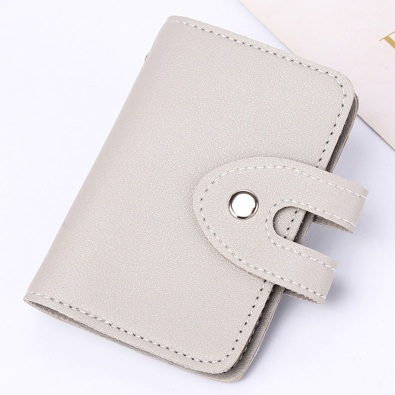 Female Korean Simple Male Multiple Slots Card Holder