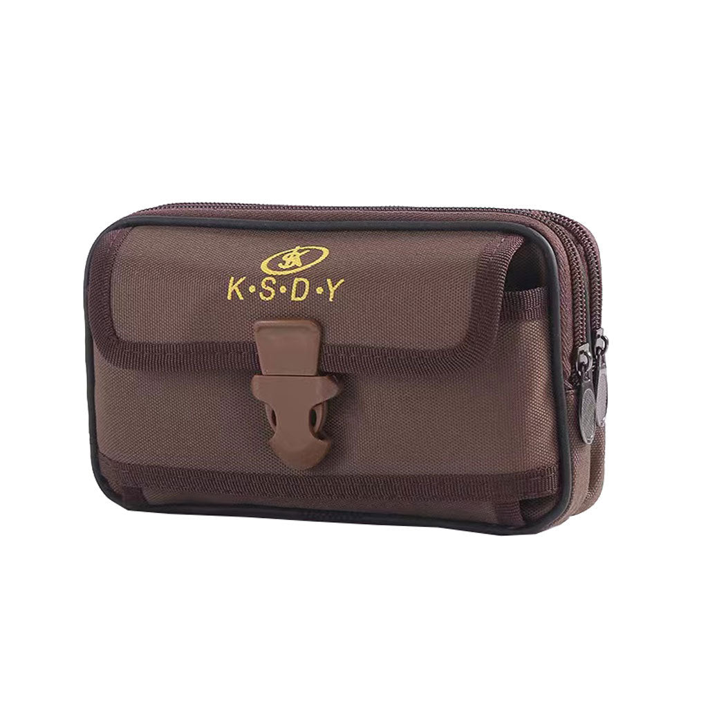 Men's Construction Site Pannier Canvas Mobile Horizontal Bags