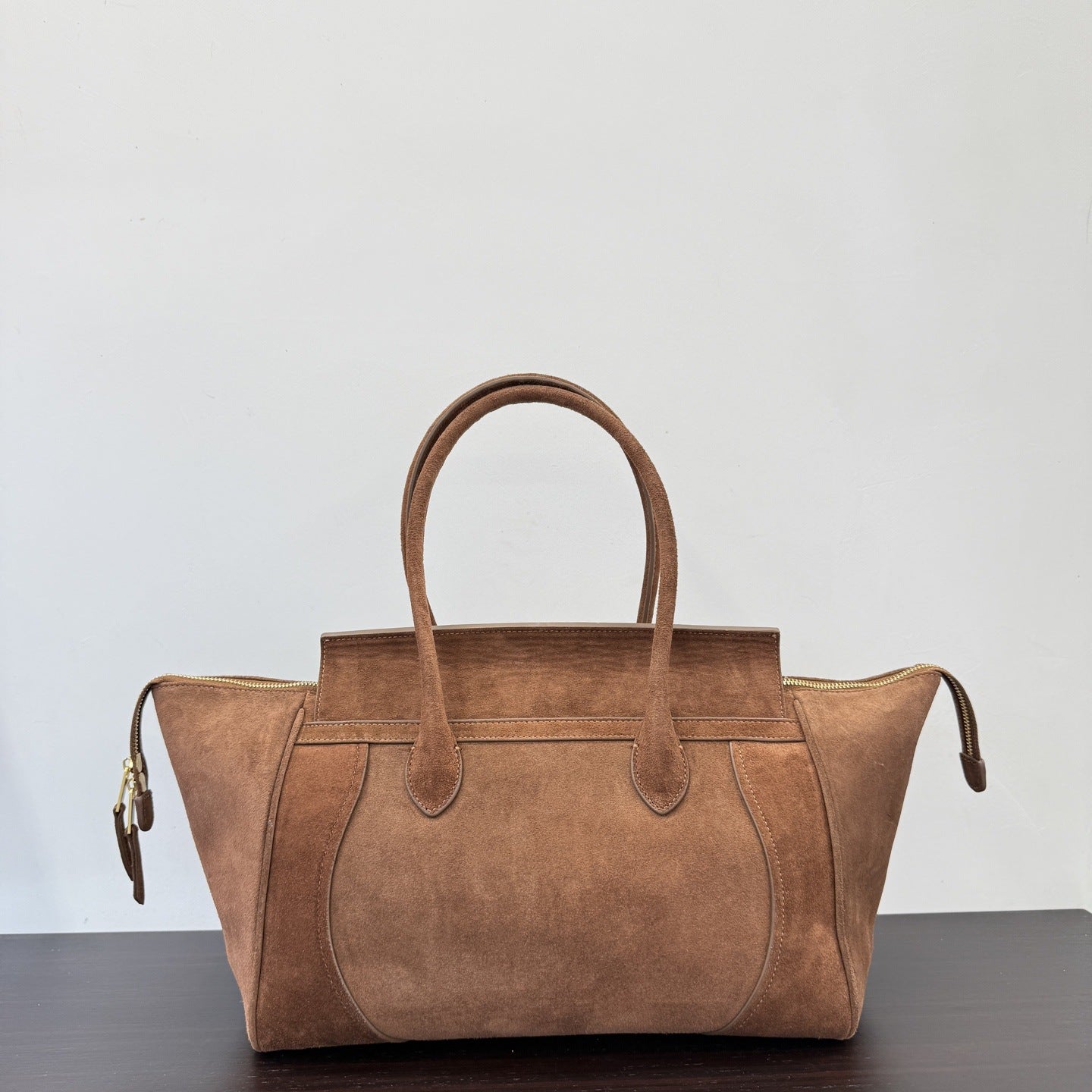 Women's Cowhide Smiling Face Large Capacity Commuter Portable Handbags