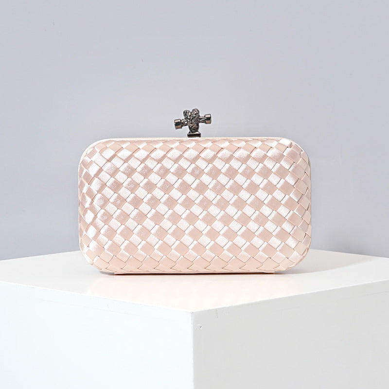 Women's Graceful Silk Hand-woven Simplicity Dinner Evening Bags