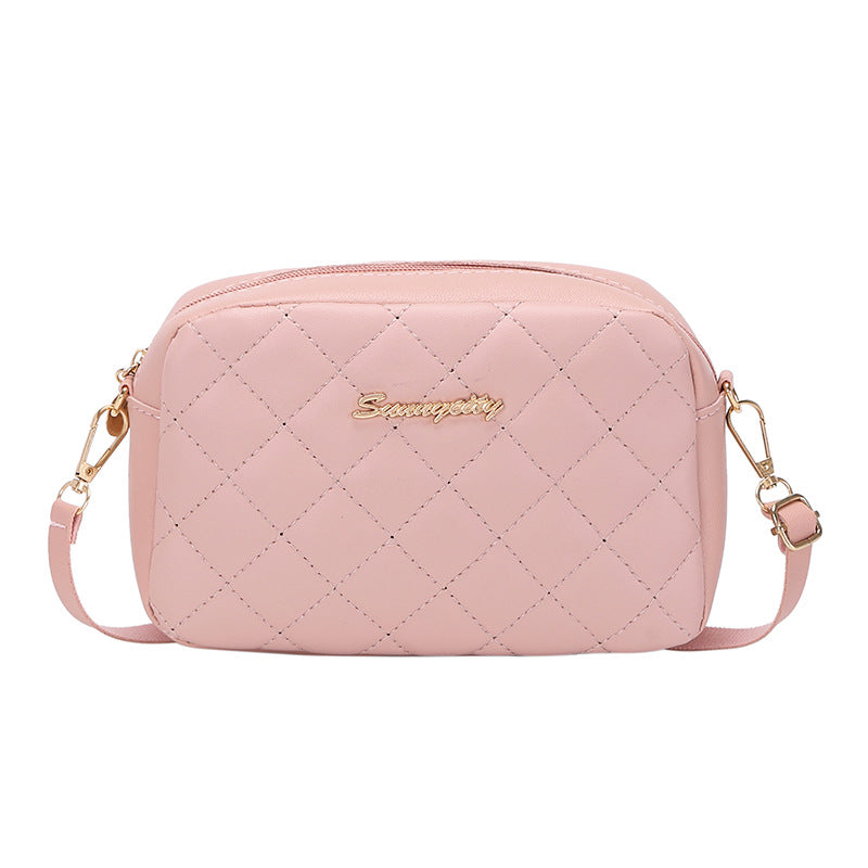 Women's Embroidered Style One Diamond Chain Bags
