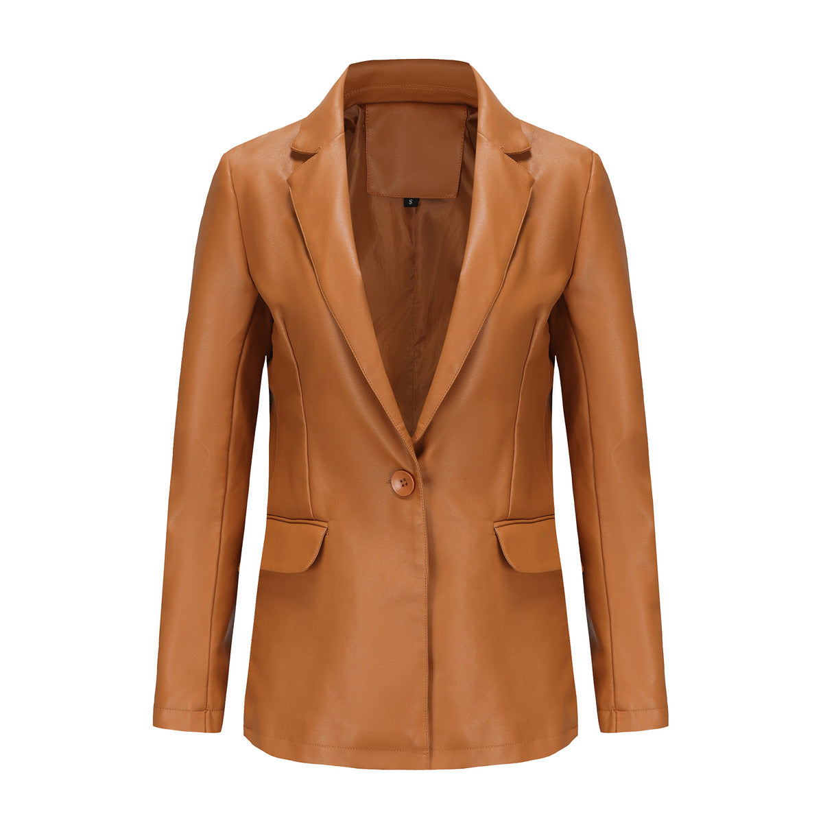 Women's Single Button Commute Leisure Solid Color Blazers
