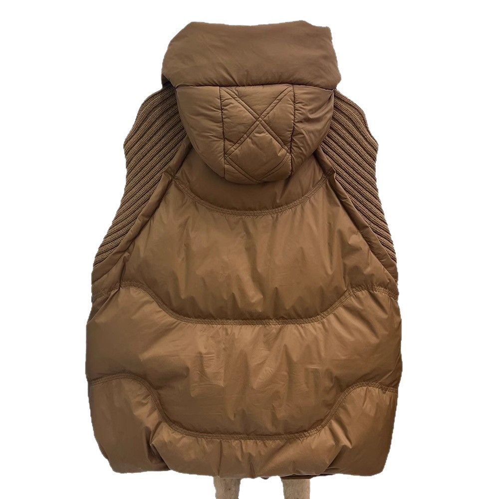 Women's Hood Thick Wool White Duck Korean Jackets
