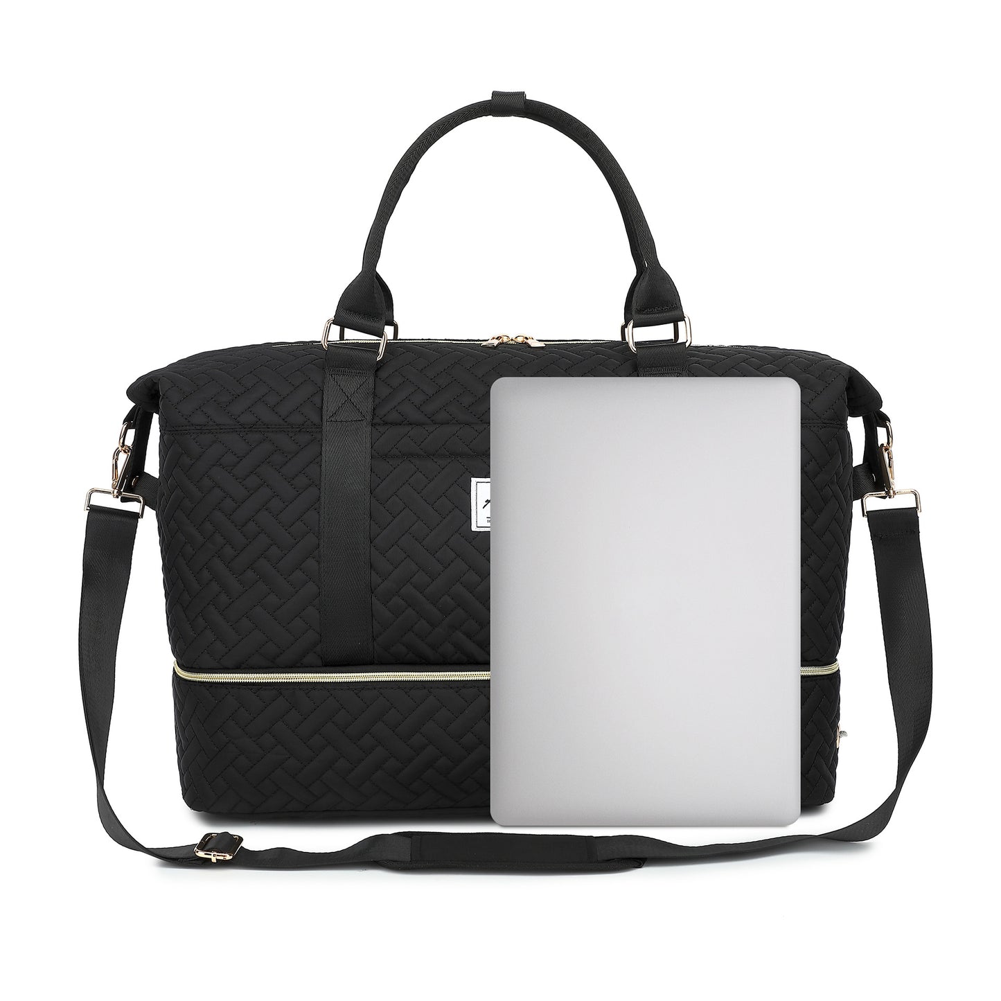 Women's & Men's Hair Fashion Embroidery Thread Rhombus Dry Travel Bags