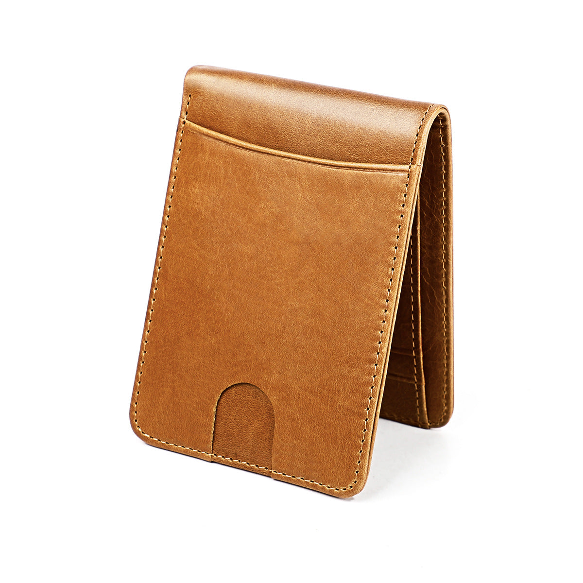 Women's & Men's & Vintage Leather Binder Cover Cowhide Card Holder