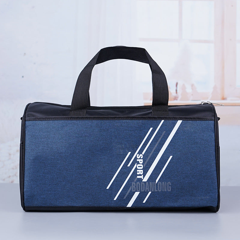 Men's Boarding Dry Wet Separation Fitness Short Travel Bags