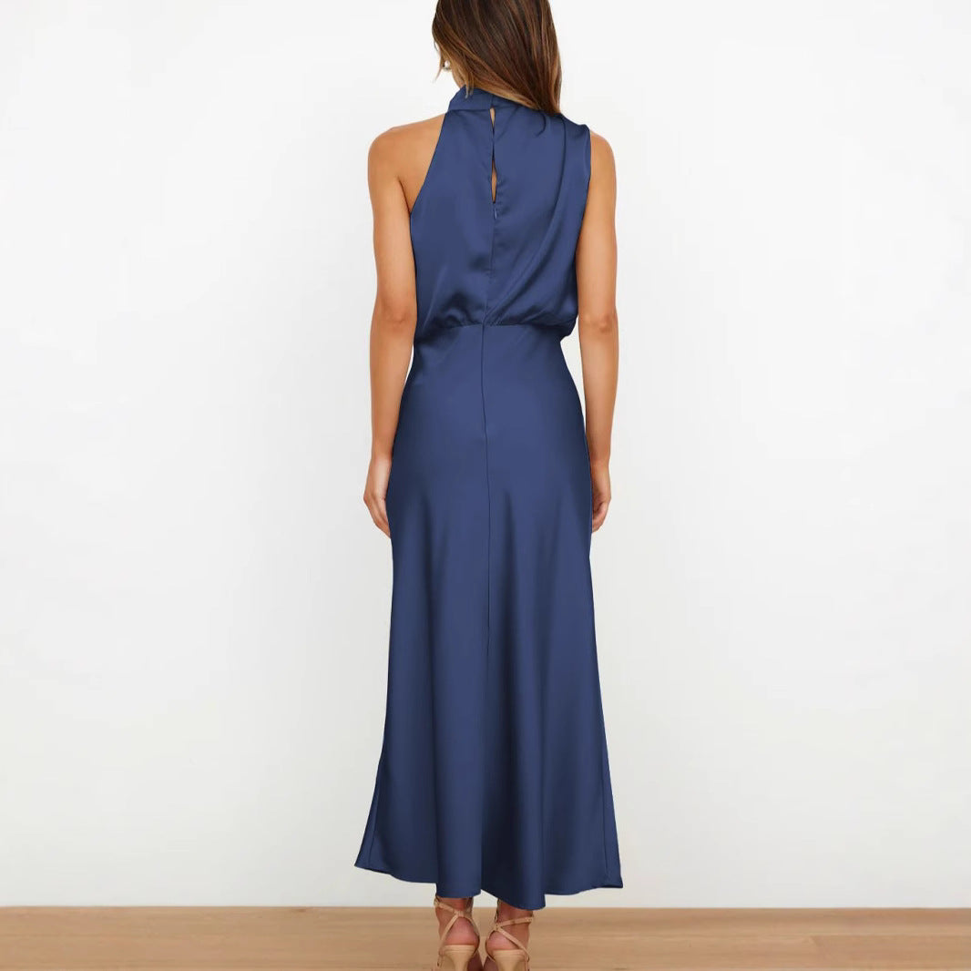 Women's Satin Elegant French High-grade Light Dress