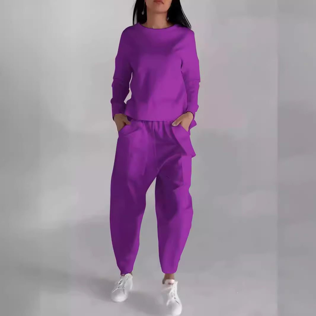 Autumn Fashion Craft Trendy Sports Solid Suits