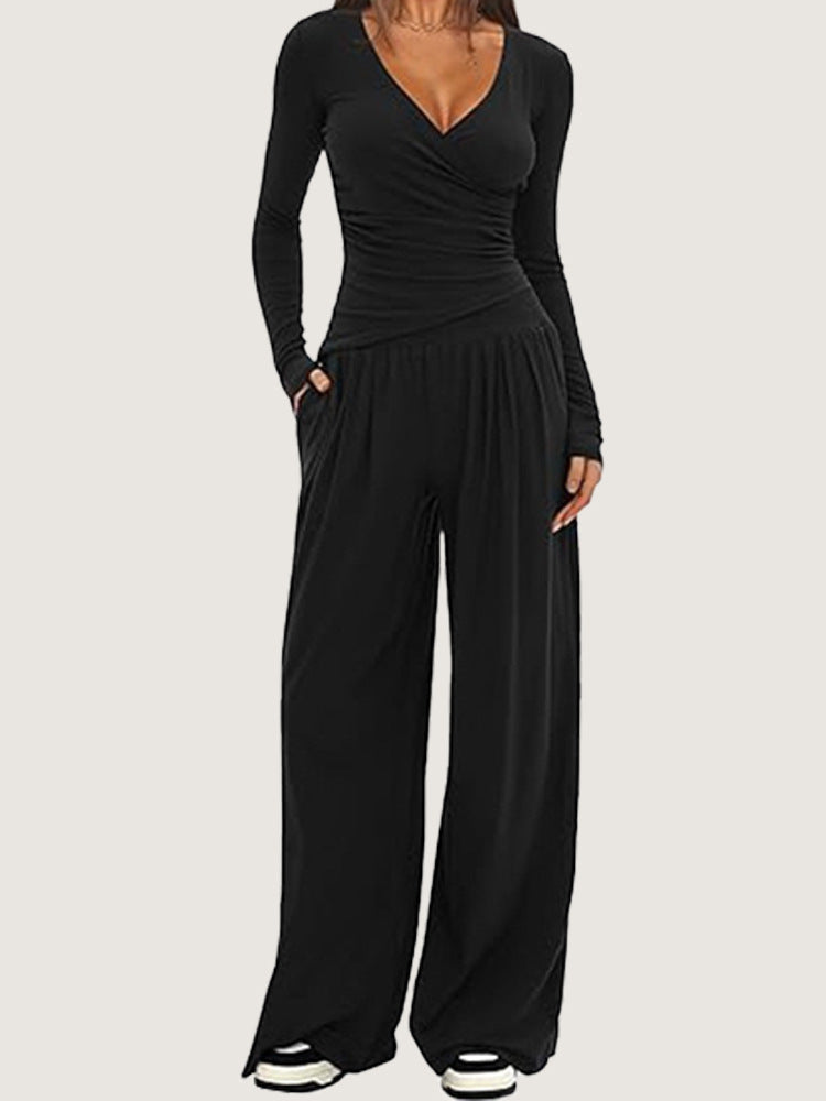 Creative Casual Women's Long Sleeve Sportswear Fashion Casual Suit