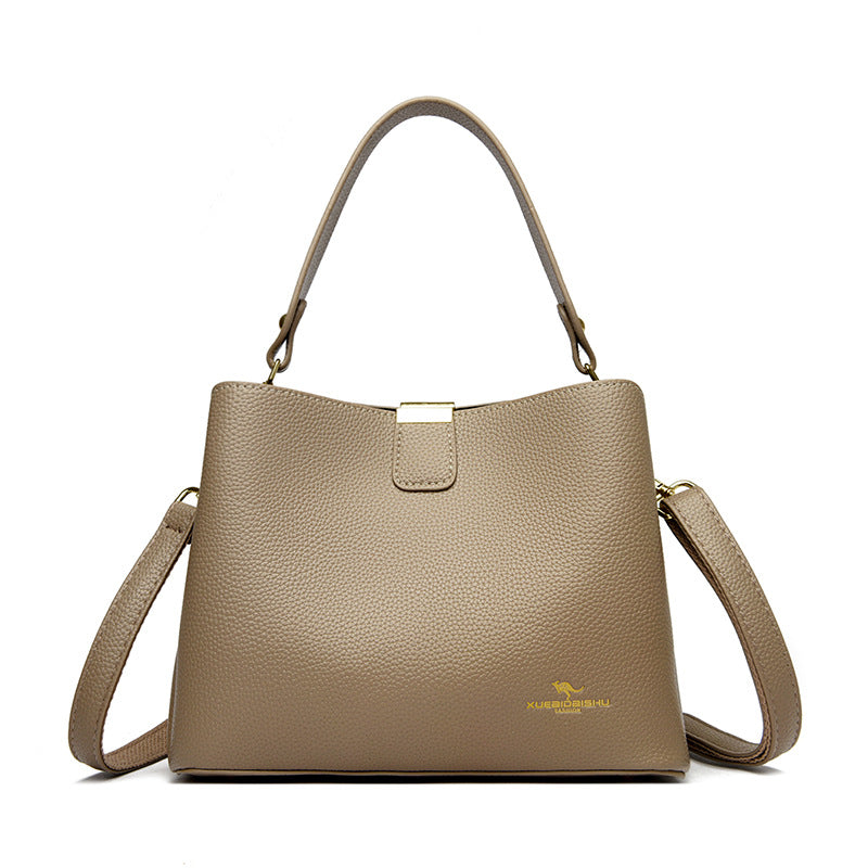 Women's Pattern Kangaroo High-grade Genuine Doctor Small Square Bags