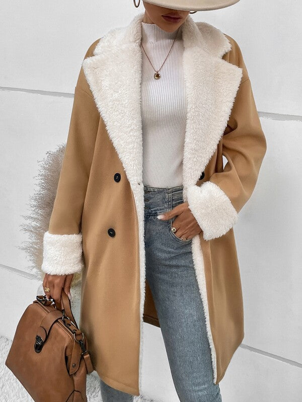 Women's Winter Temperament Leisure Commuter Woolen For Coats