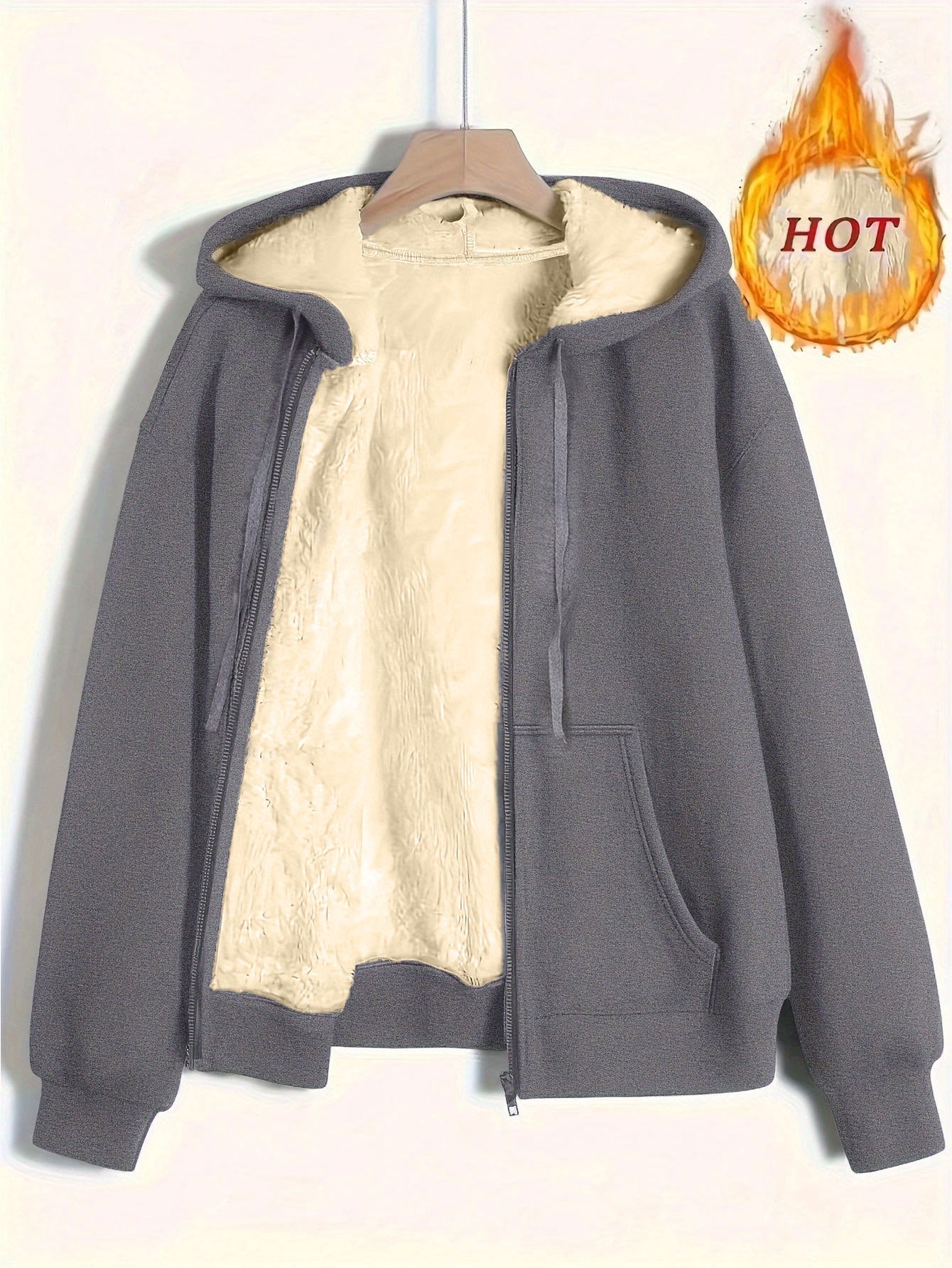 Cool Women's Winter Warm Plush Hoodie Women's Sweater, Sweater