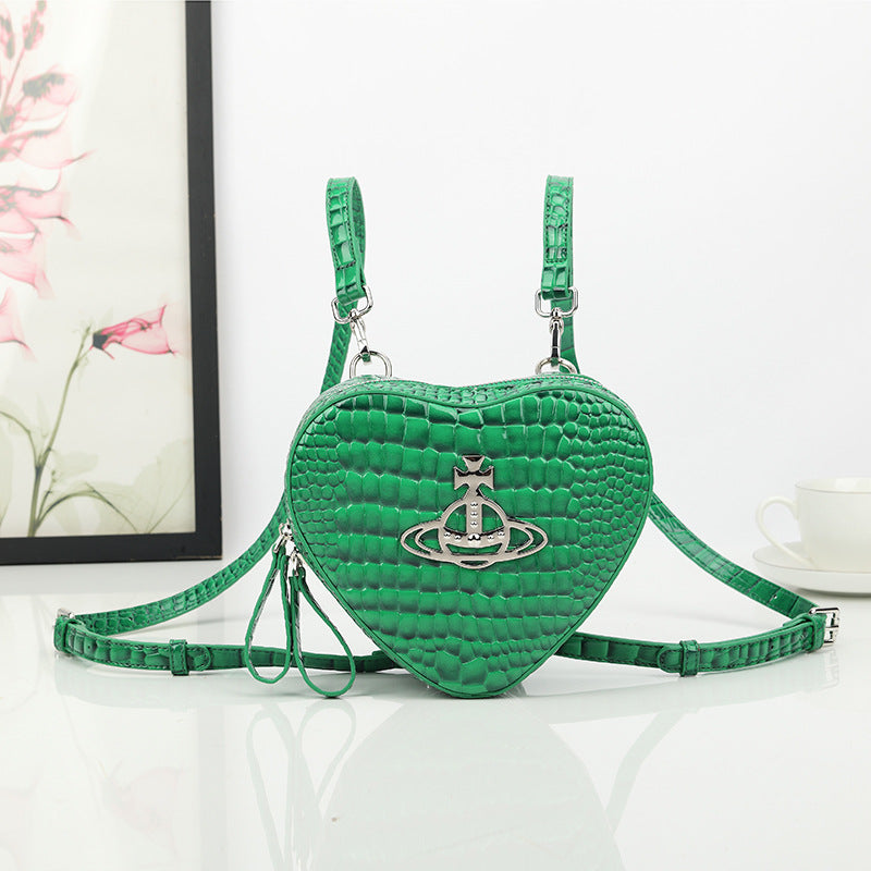 Women's Pattern Love High Sense Fashion Patent Backpacks