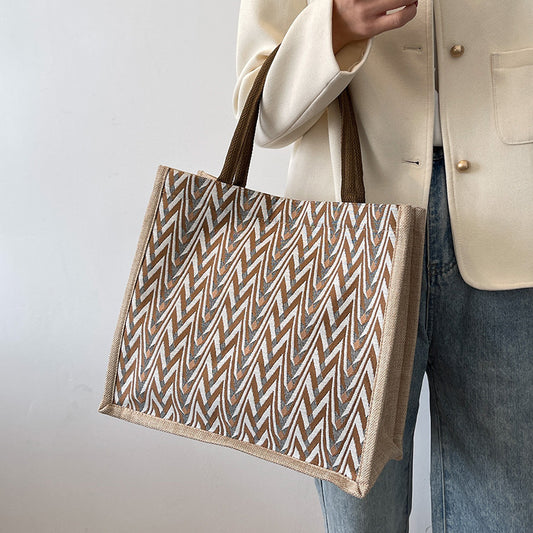 Large Capacity Canvas Class Commuter Fashion Tote Bags