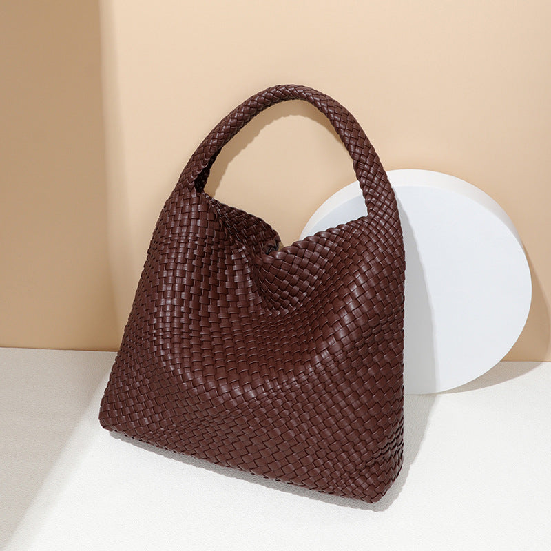 Women's Capacity Totes Vegetable Basket Handmade Woven Handbags