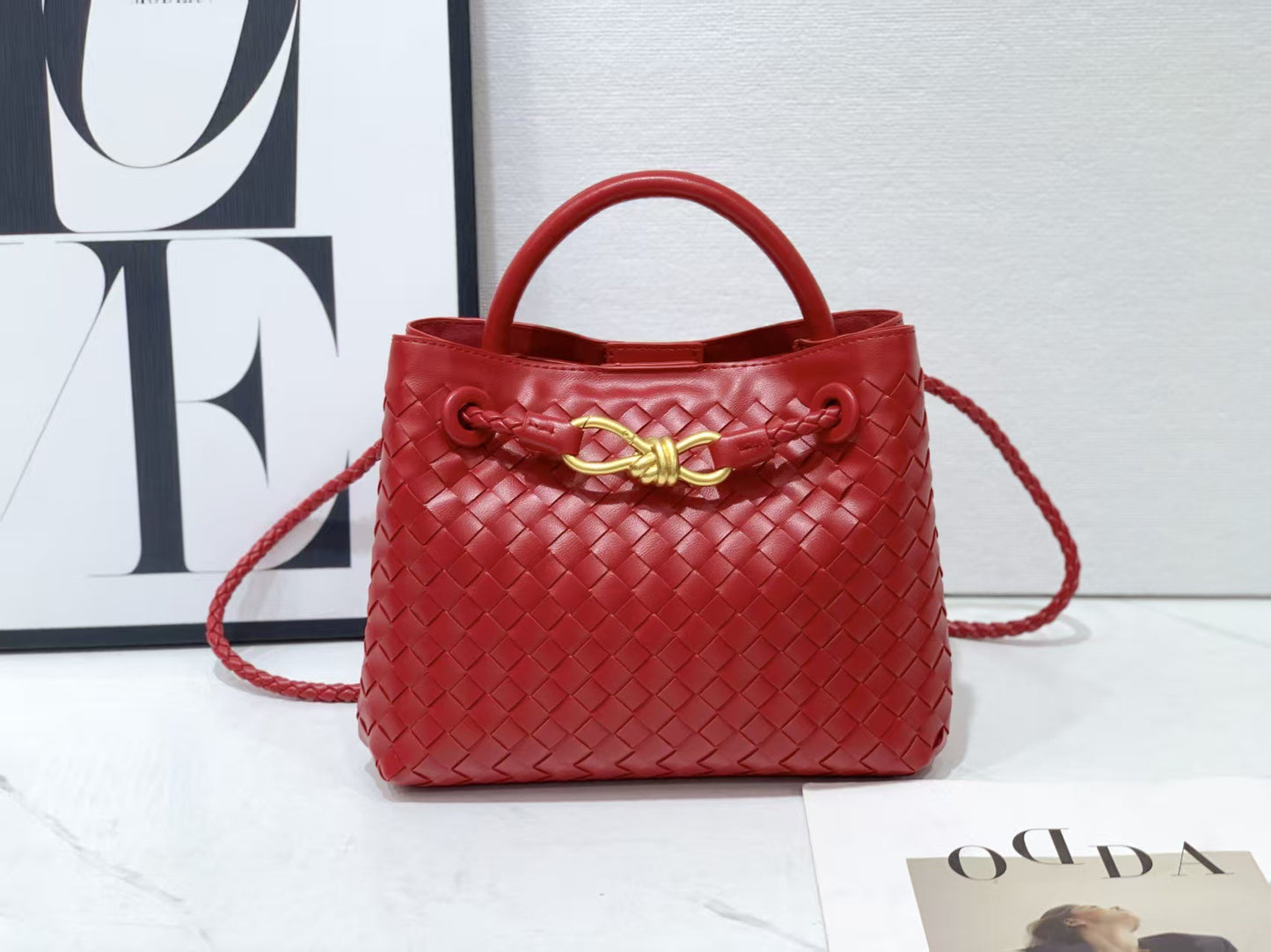 Women's Weaving Fashion High Sense Commuter Large Evening Bags