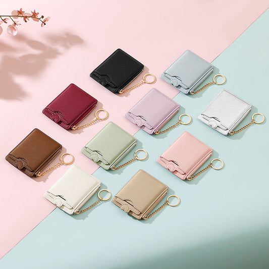 Women's Korean Style Love Meal Protective Cover Card Holder