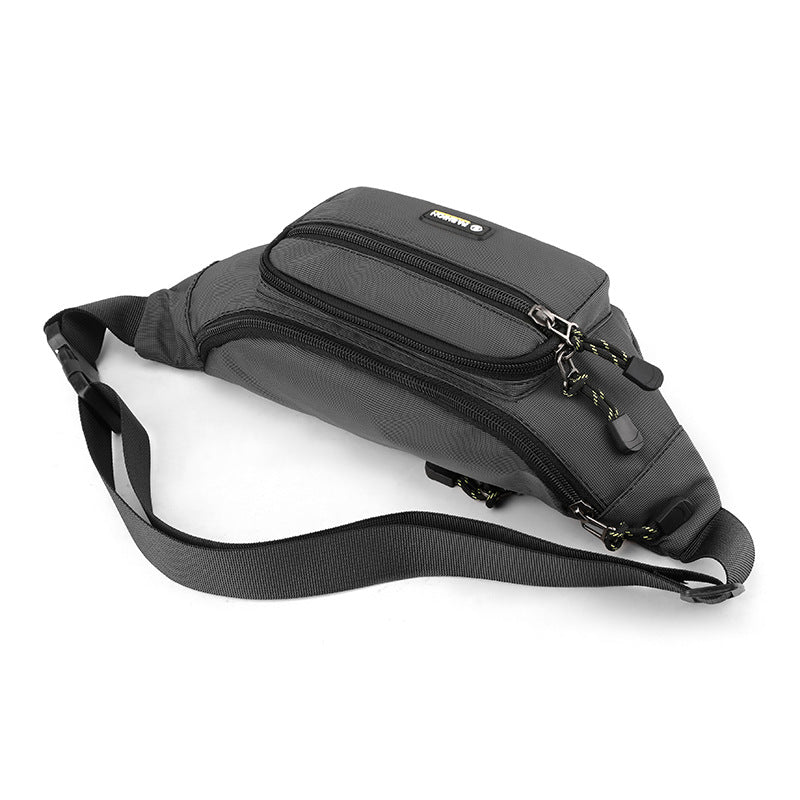 Men's Leisure Lightweight Nylon Cloth Riding Large Men's Chest Bags