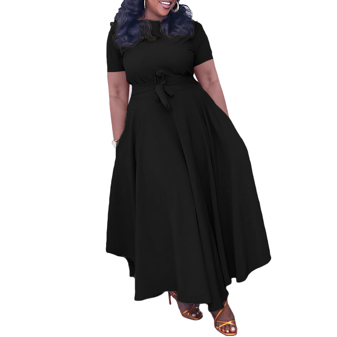 Women's Summer Fashion Temperament Bandage African Dress Dresses