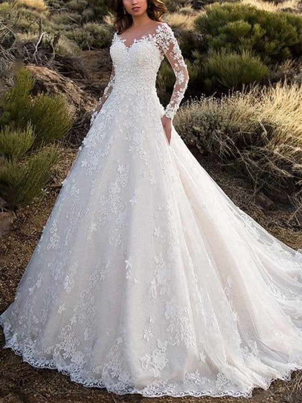 Women's Clothes Sexy Lace Flower Trailing Large Dresses